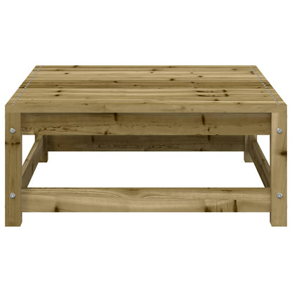 vidaXL Pouf de jardin 70x70x30 cm Bois de pin imprégné