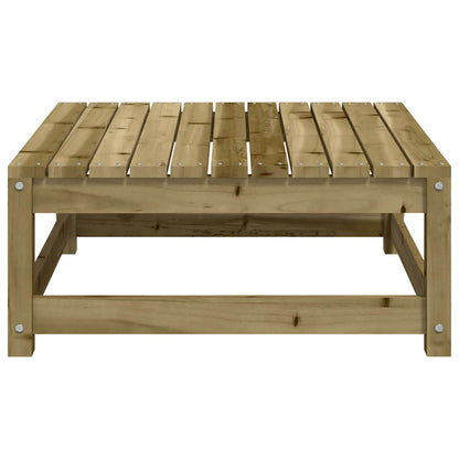 vidaXL Pouf de jardin 70x70x30 cm Bois de pin imprégné