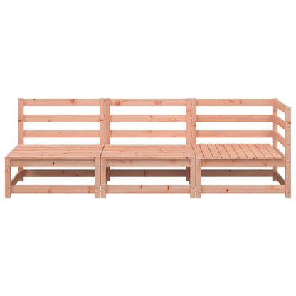 vidaXL Canapé de jardin 3 places en bois massif de douglas