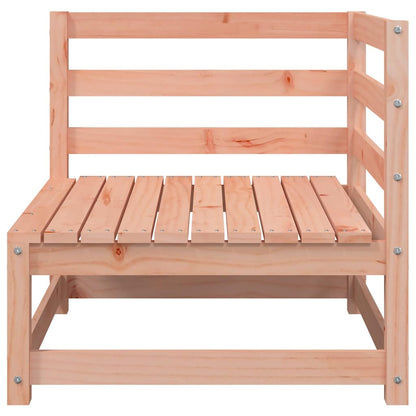 vidaXL Canapé de jardin 2 places avec repose-pieds Bois de douglas massif