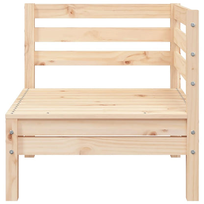 vidaXL Canapé d'angle de jardin en bois de pin massif