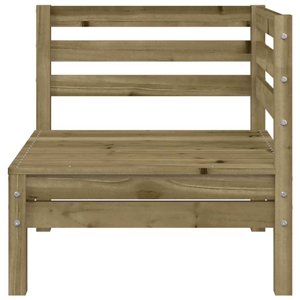vidaXL Canapés d'angle de jardin 2 pcs Bois de pin imprégné