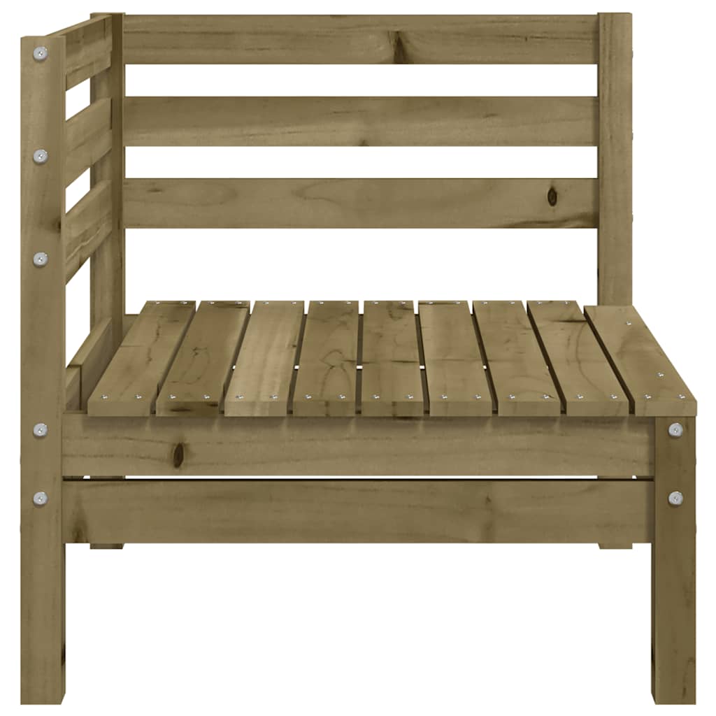 vidaXL Canapés d'angle de jardin 2 pcs Bois de pin imprégné