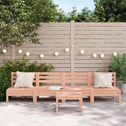 vidaXL Canapés de jardin sans accoudoirs 4 pcs Bois de Douglas massif