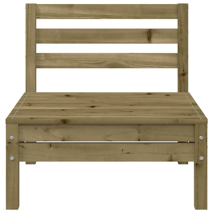 vidaXL Gartensofas ohne Armlehnen 4 Stk. Kiefernholz Imprägniert