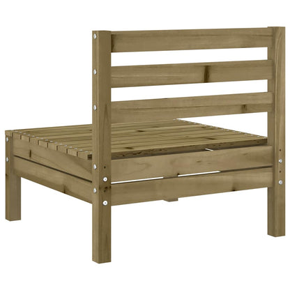 vidaXL Gartensofas ohne Armlehnen 4 Stk. Kiefernholz Imprägniert