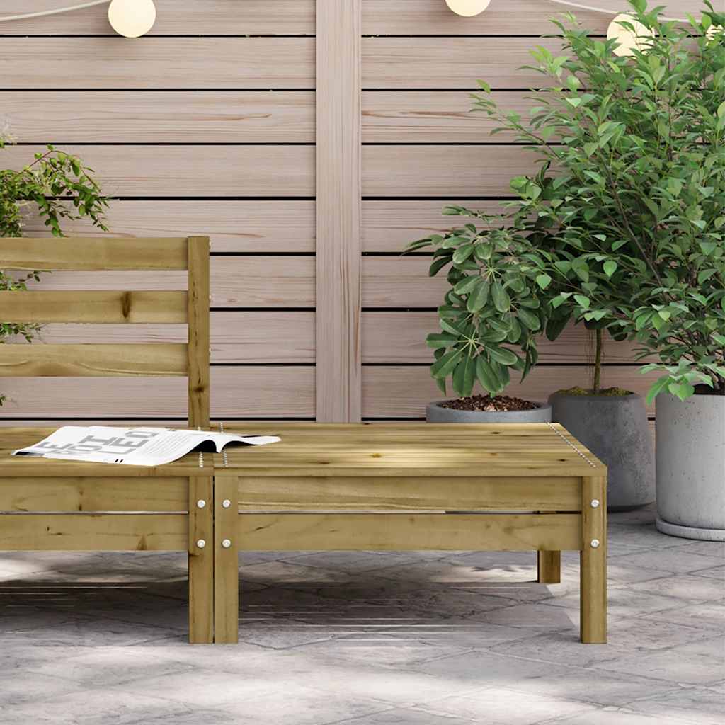 vidaXL Tabouret de jardin en pin imprégné