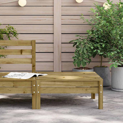 vidaXL Tabouret de jardin en pin imprégné