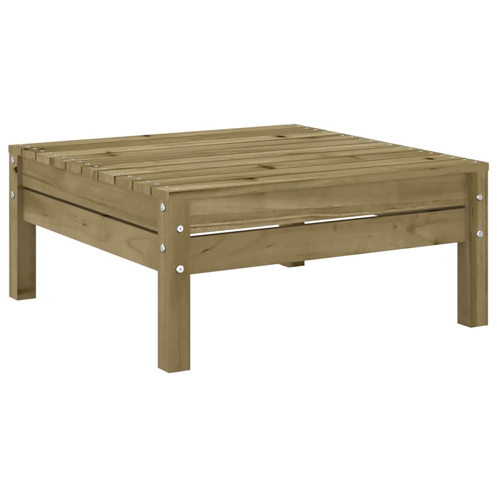 vidaXL Tabouret de jardin en pin imprégné
