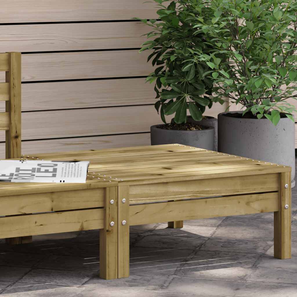 vidaXL Tabouret de jardin en pin imprégné