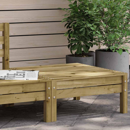 vidaXL Tabouret de jardin en pin imprégné
