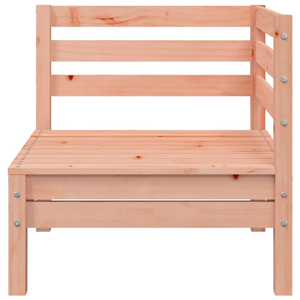 vidaXL Gartensofa 2-Sitzer mit Hocker Massivholz Douglasie