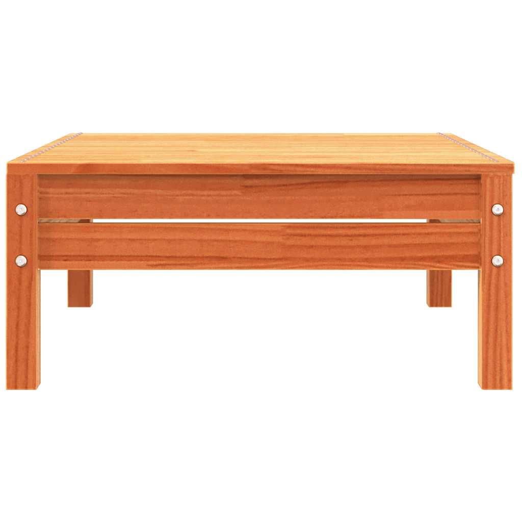 vidaXL Gartensofa 3-Sitzer Wachsbraun Massivholz Kiefer