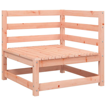vidaXL Canapé d'angle de jardin avec coussins Bois de douglas massif