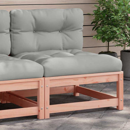 vidaXL Canapé de jardin sans accoudoirs avec coussins Bois de Douglas massif