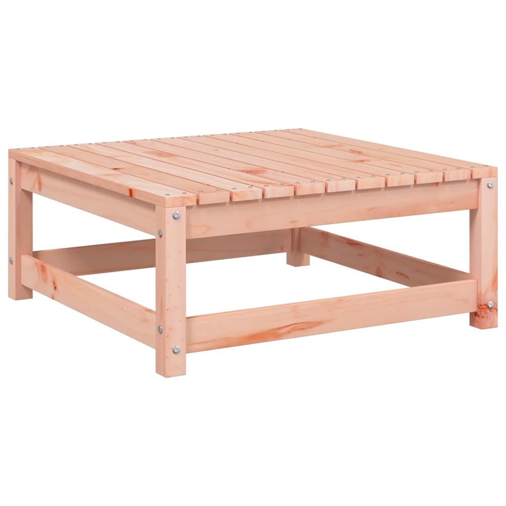 vidaXL Tabouret de jardin avec coussin en bois de douglas massif