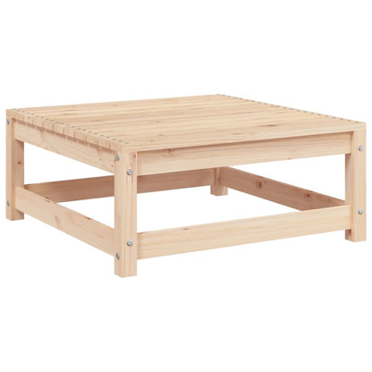 Canapé d'angle de jardin vidaXL avec coussins et pouf