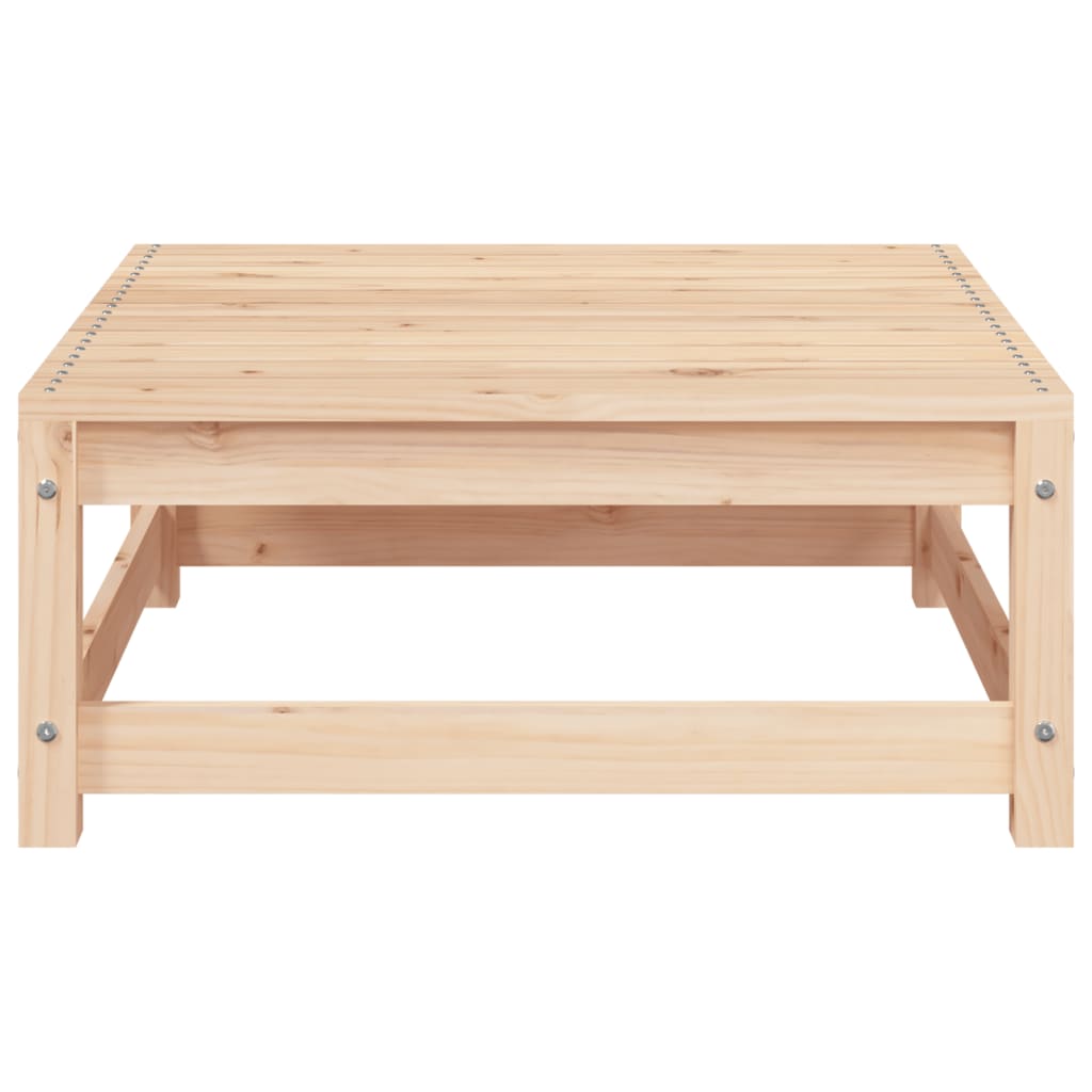 Canapé d'angle de jardin vidaXL avec coussins et pouf