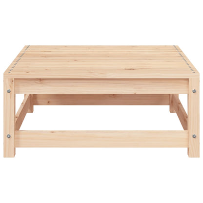 Canapé d'angle de jardin vidaXL avec coussins et pouf