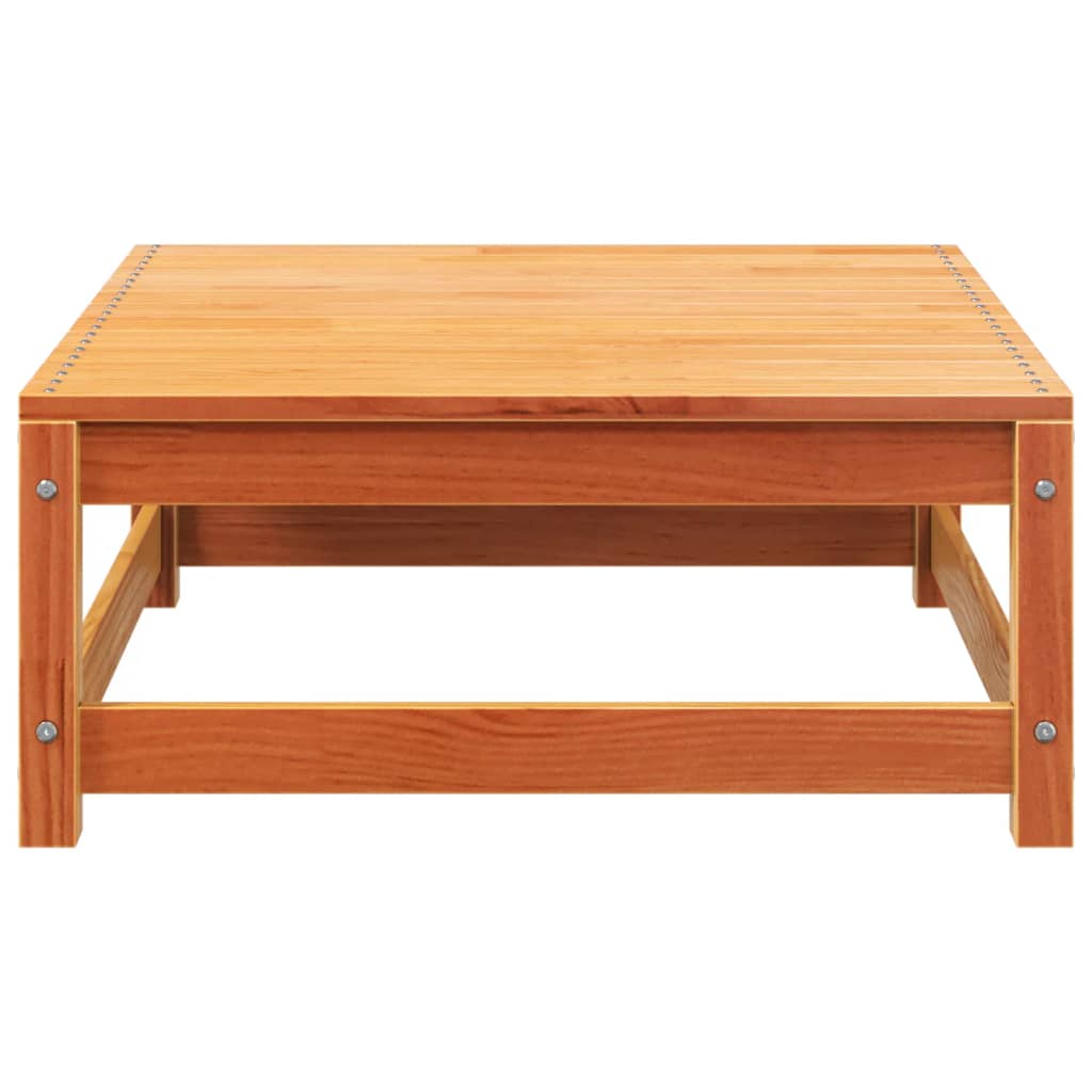 vidaXL Garten-Ecksofa mit Kissen und Hocker