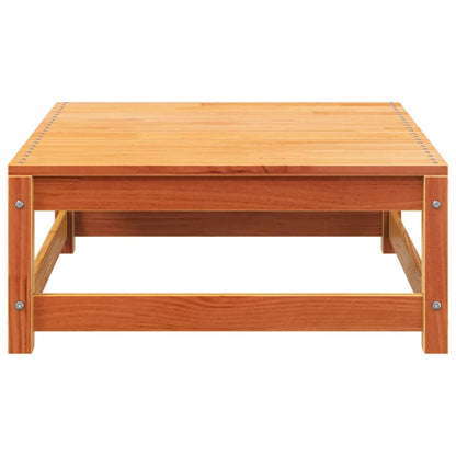 vidaXL Garten-Ecksofa mit Kissen und Hocker