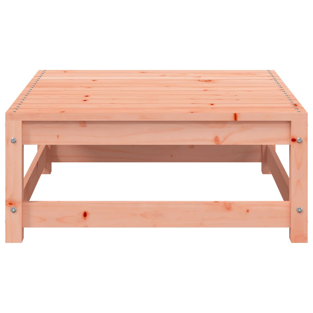 vidaXL Gartensofa ohne Armlehnen mit Kissen und Hockern