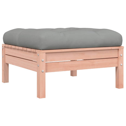 vidaXL Tabourets de jardin avec coussins 2 pcs Bois de Douglas massif