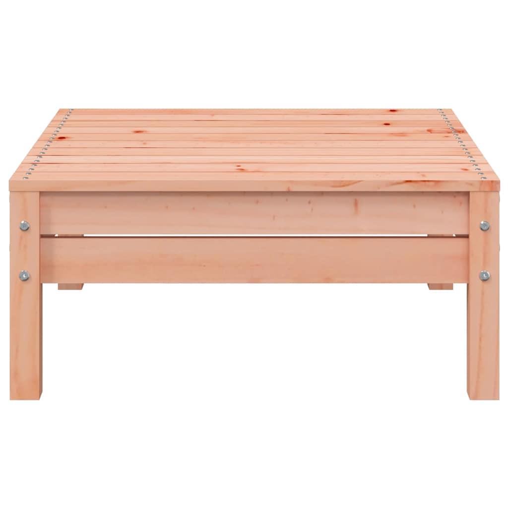 vidaXL Gartensofa mit Kissen und Hocker 2-Sitzer