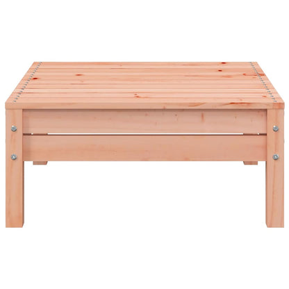 vidaXL Gartensofa mit Kissen und Hocker 2-Sitzer