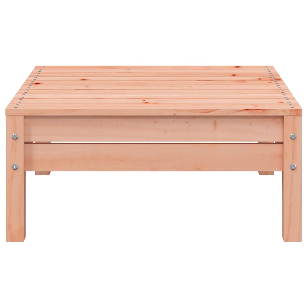 vidaXL Canapé de jardin avec coussins et pouf Douglas massif