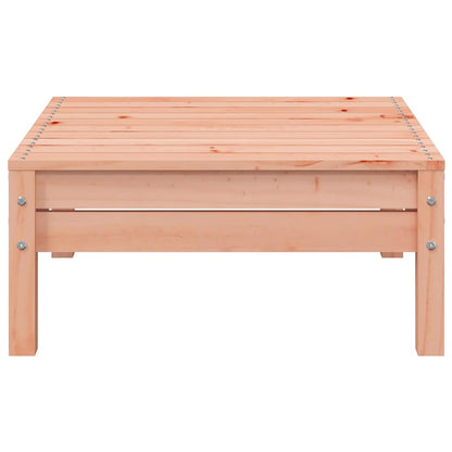 vidaXL Canapé de jardin avec coussins et pouf Douglas massif