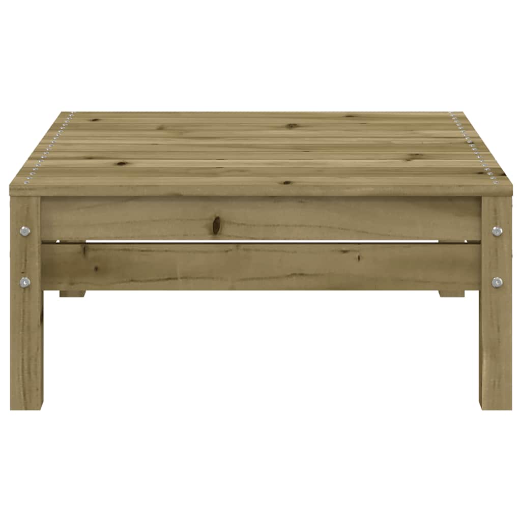 vidaXL Gartensofa mit Kissen und Fußhocker Kiefernholz Imprägniert