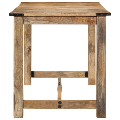 vidaXL Esstisch 140x70x75 cm Massivholz Mango