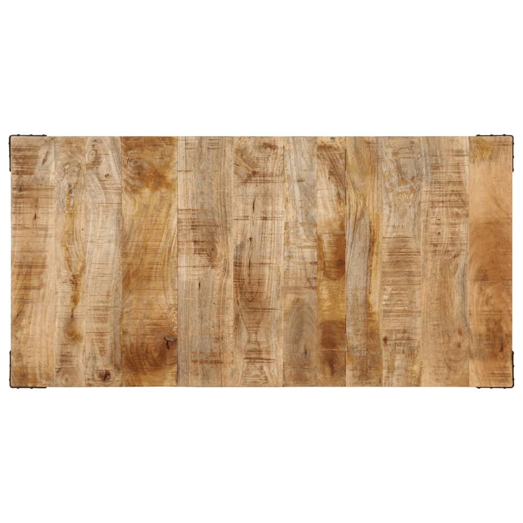 vidaXL Esstisch 140x70x75 cm Massivholz Mango