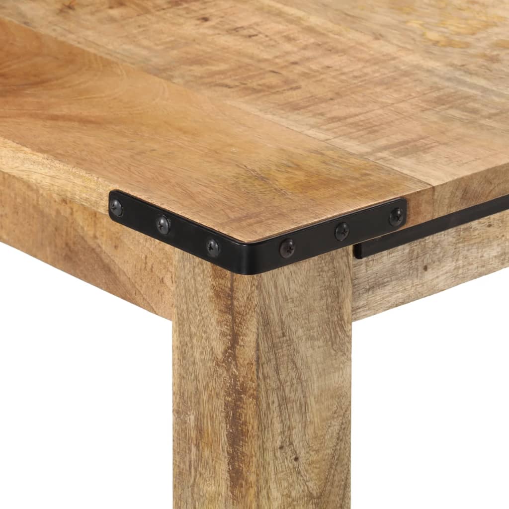 vidaXL Esstisch 140x70x75 cm Massivholz Mango