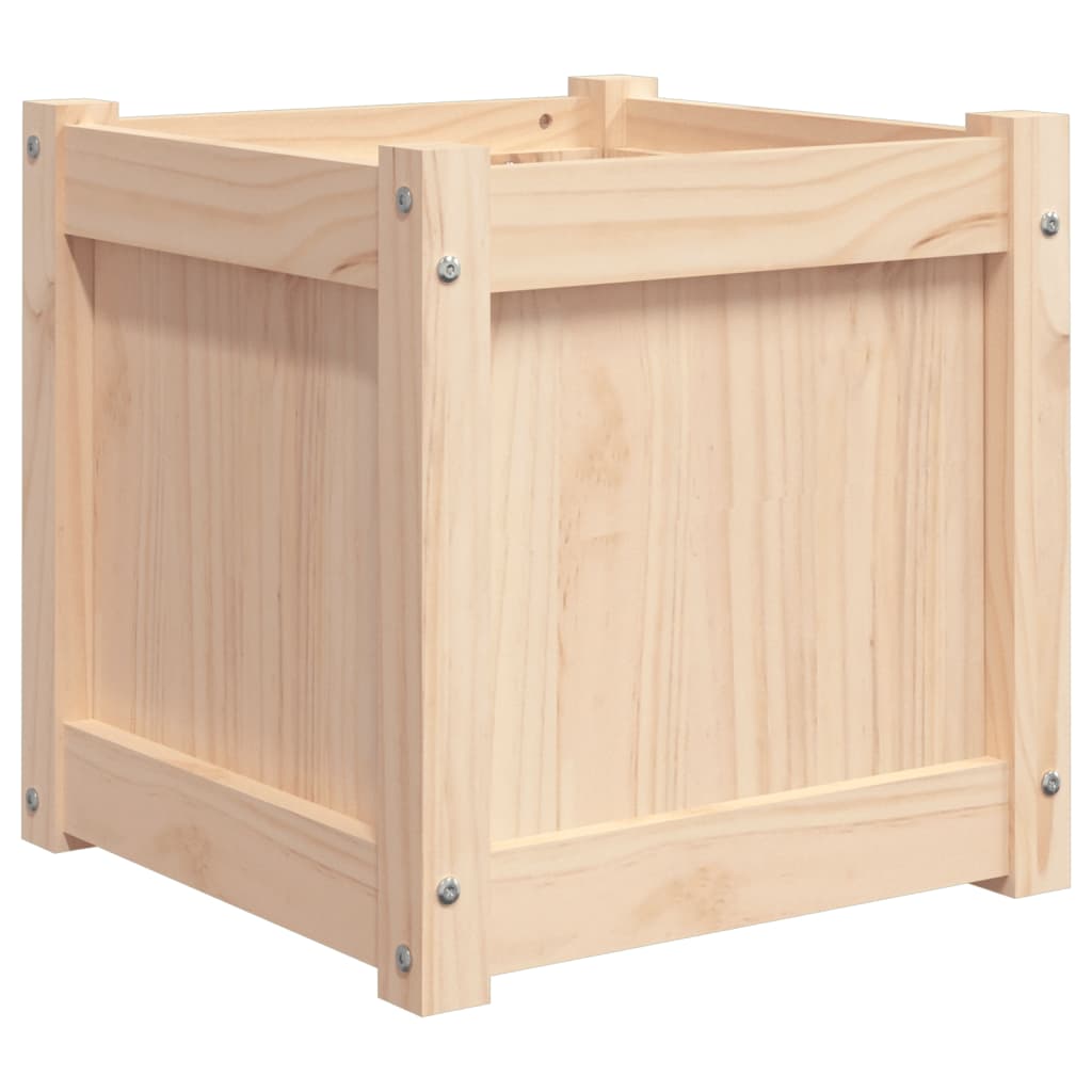 vidaXL Pflanzkübel 2 Stk. Massivholz Kiefer