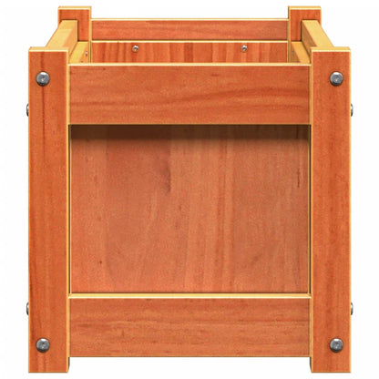 vidaXL Pflanzkübel Wachsbraun 60x31x31 cm Massivholz Kiefer