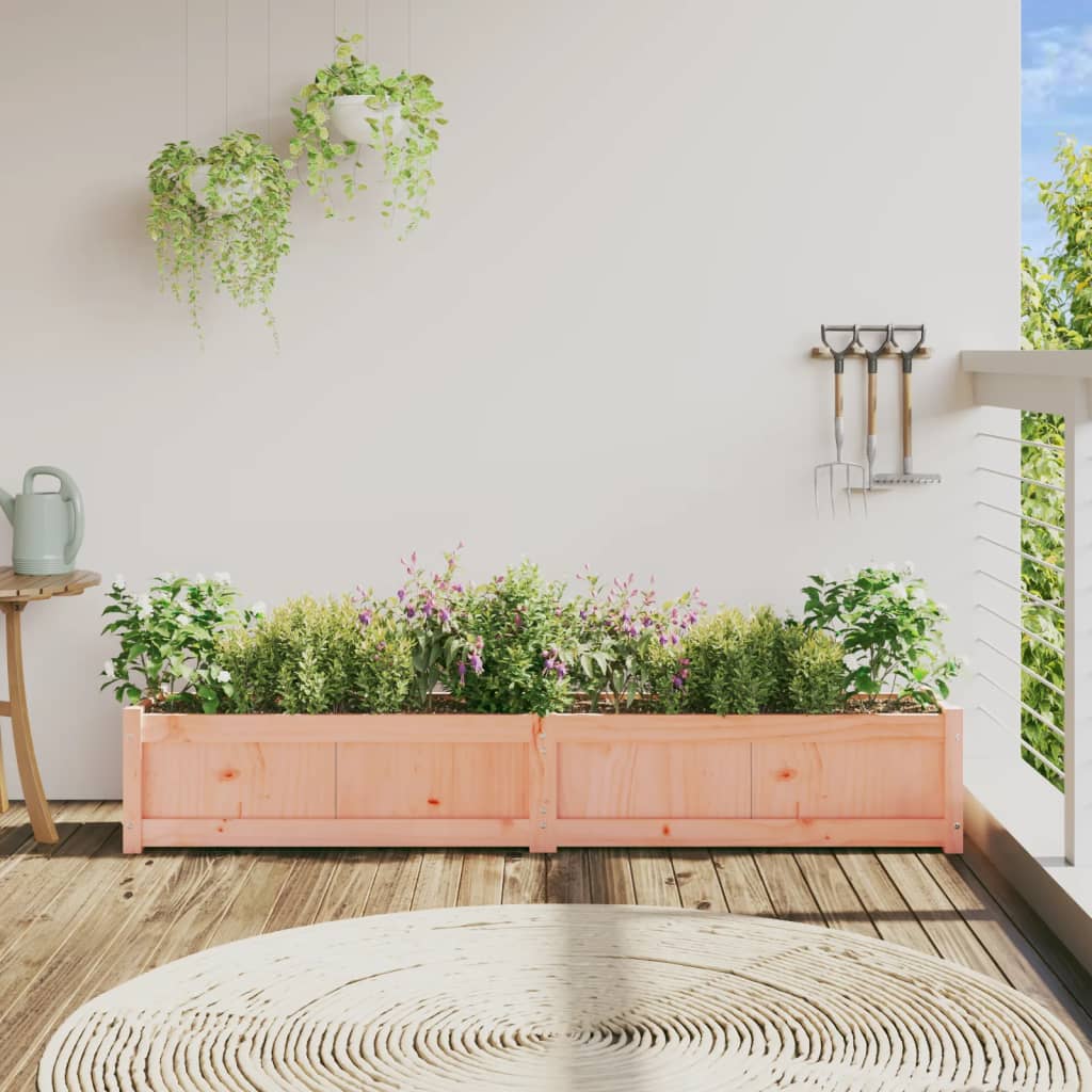 vidaXL Pflanzkübel 180x31x31 cm Massivholz Douglasie