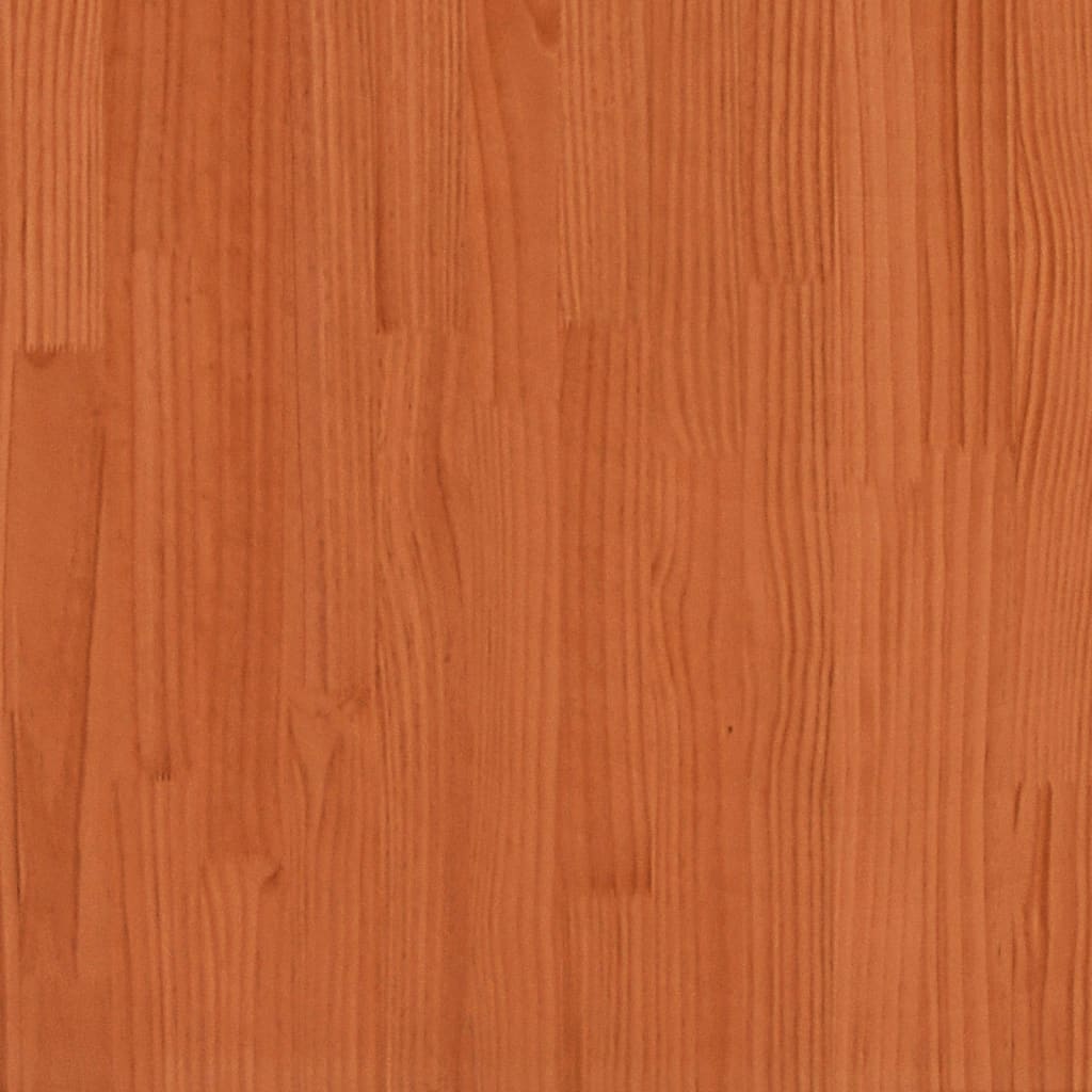 vidaXL Pflanzkübel Wachsbraun 180x50x50 cm Massivholz Kiefer