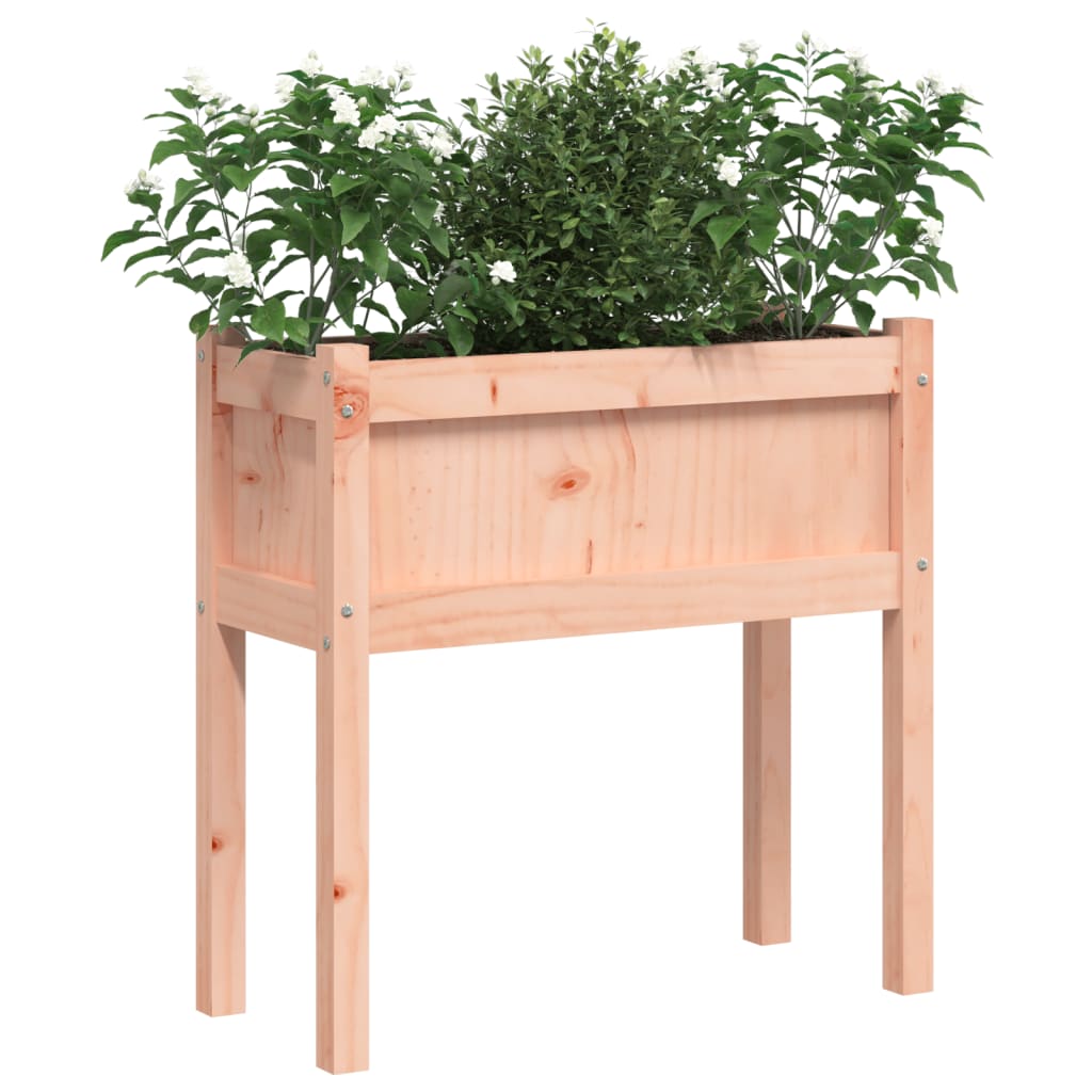 vidaXL Pflanzkübel mit Beinen 70x31x70 cm Massivholz Douglasie