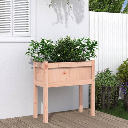 vidaXL Pflanzkübel mit Beinen 70x31x70 cm Massivholz Douglasie