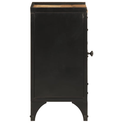 vidaXL Badschrank 40x30x60 cm Eisen und Massivholz Mango