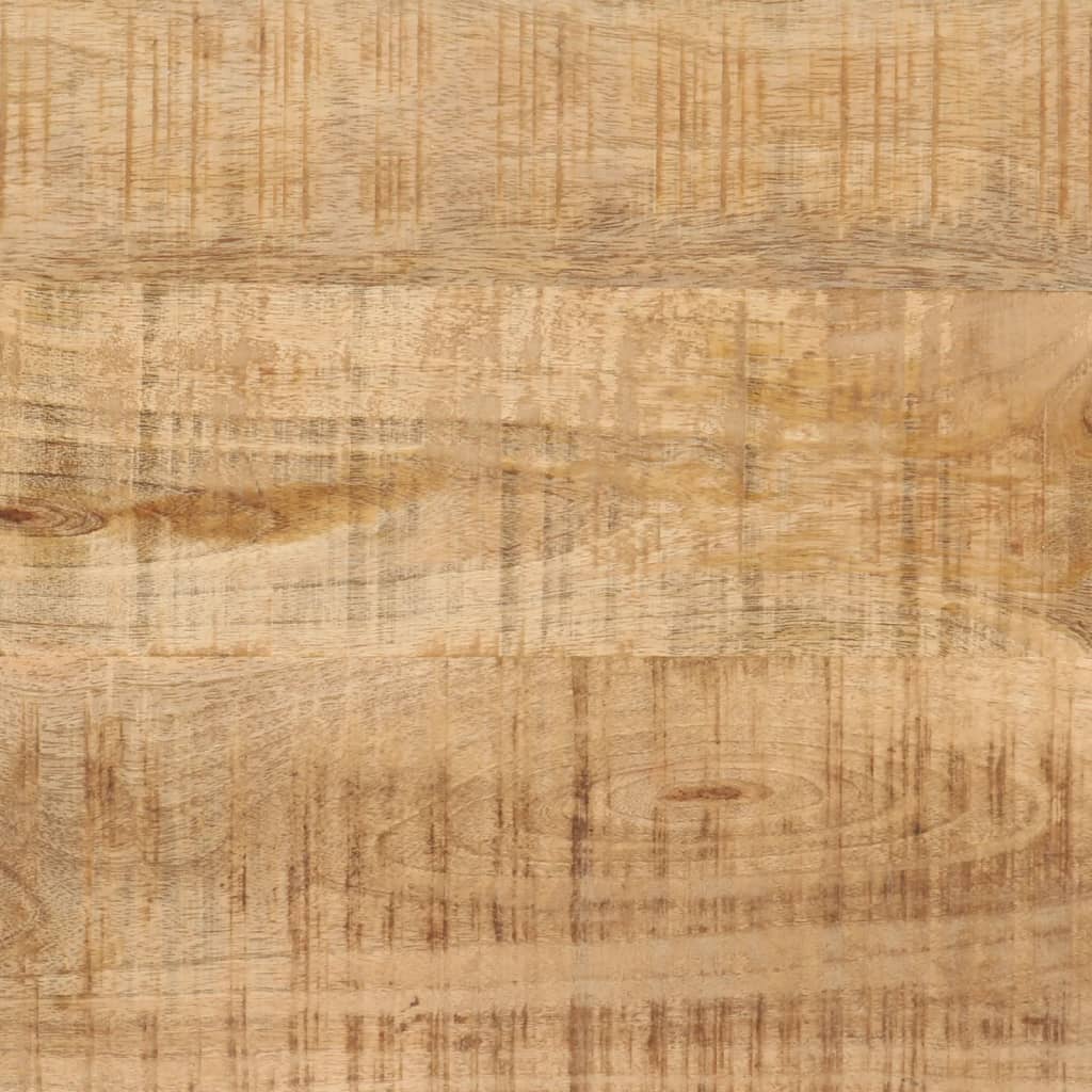 vidaXL Badschrank 40x27x90 cm Massivholz Mango und Eisen
