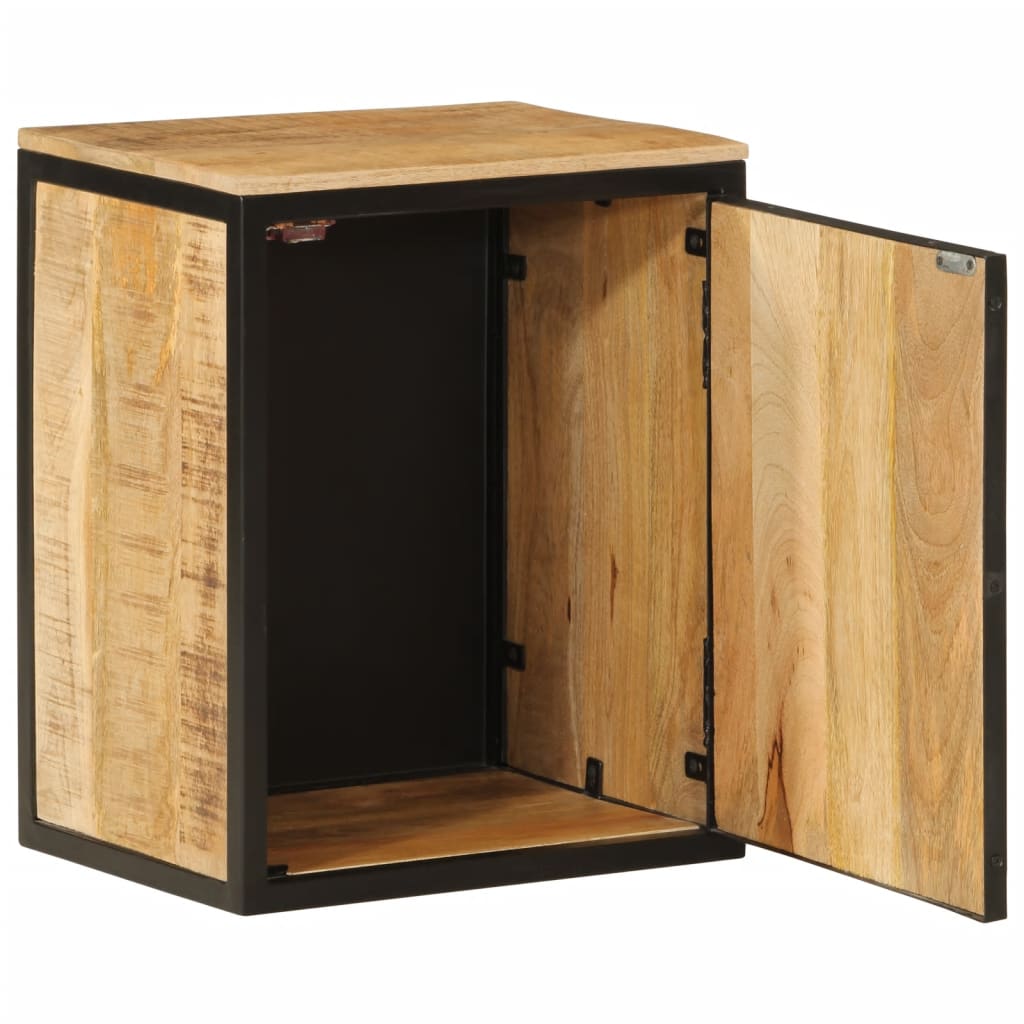 vidaXL Badschrank 40x30x50 cm Massivholz Mango und Eisen