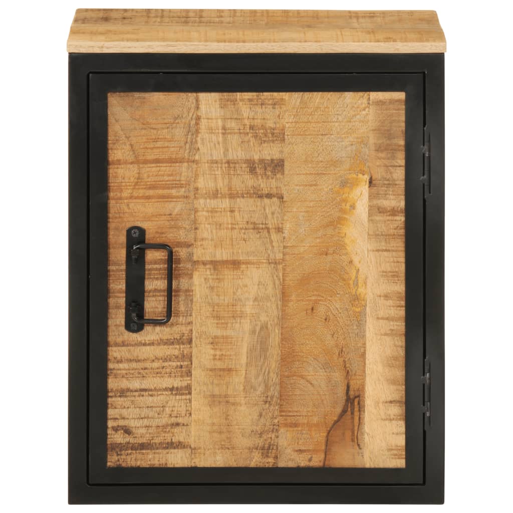 vidaXL Badschrank 40x30x50 cm Massivholz Mango und Eisen