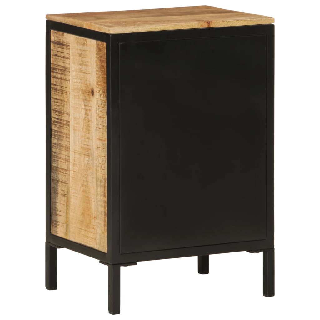 vidaXL Badschrank 40x30x60 cm Massivholz Mango und Eisen
