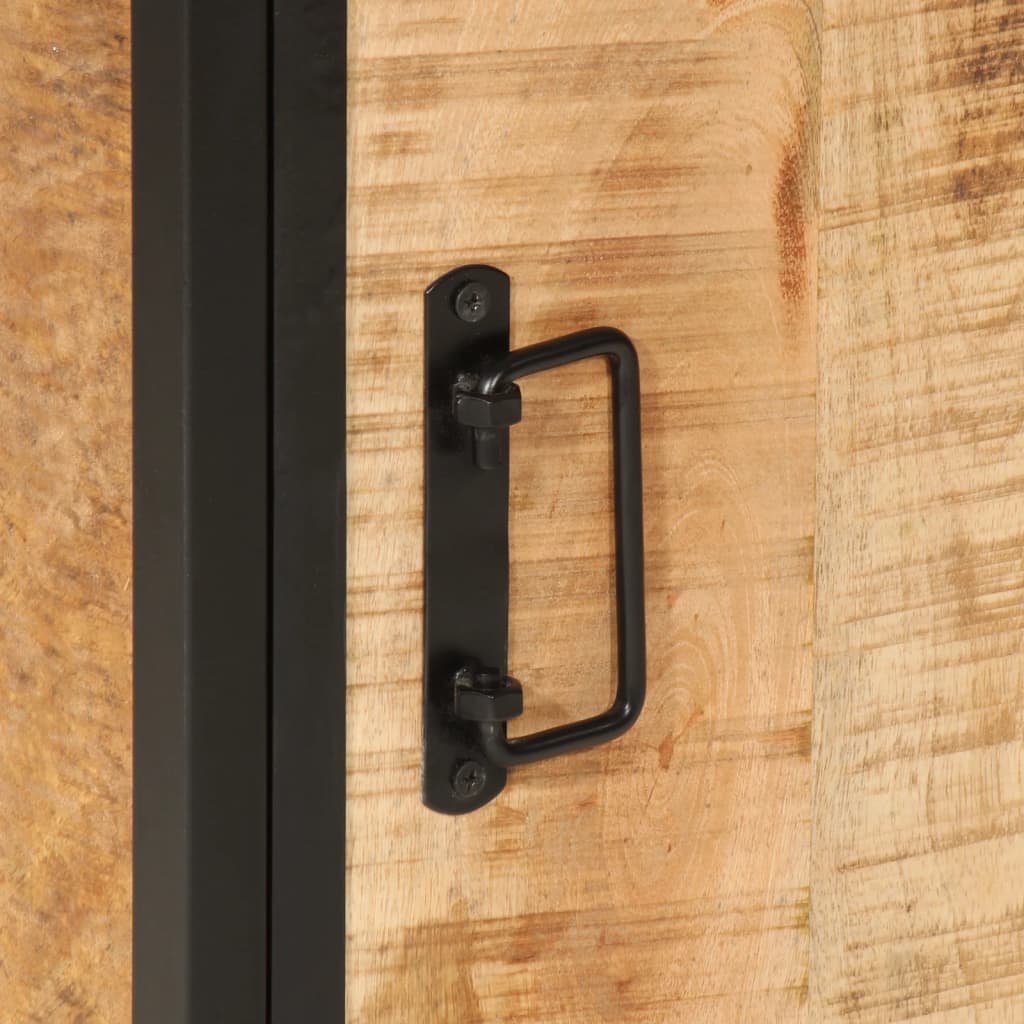 vidaXL Badschrank 40x30x60 cm Massivholz Mango und Eisen