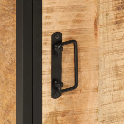 vidaXL Badschrank 40x30x60 cm Massivholz Mango und Eisen