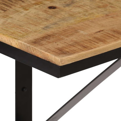 vidaXL Wandregal 40x30x32 cm Massivholz Mango und Eisen