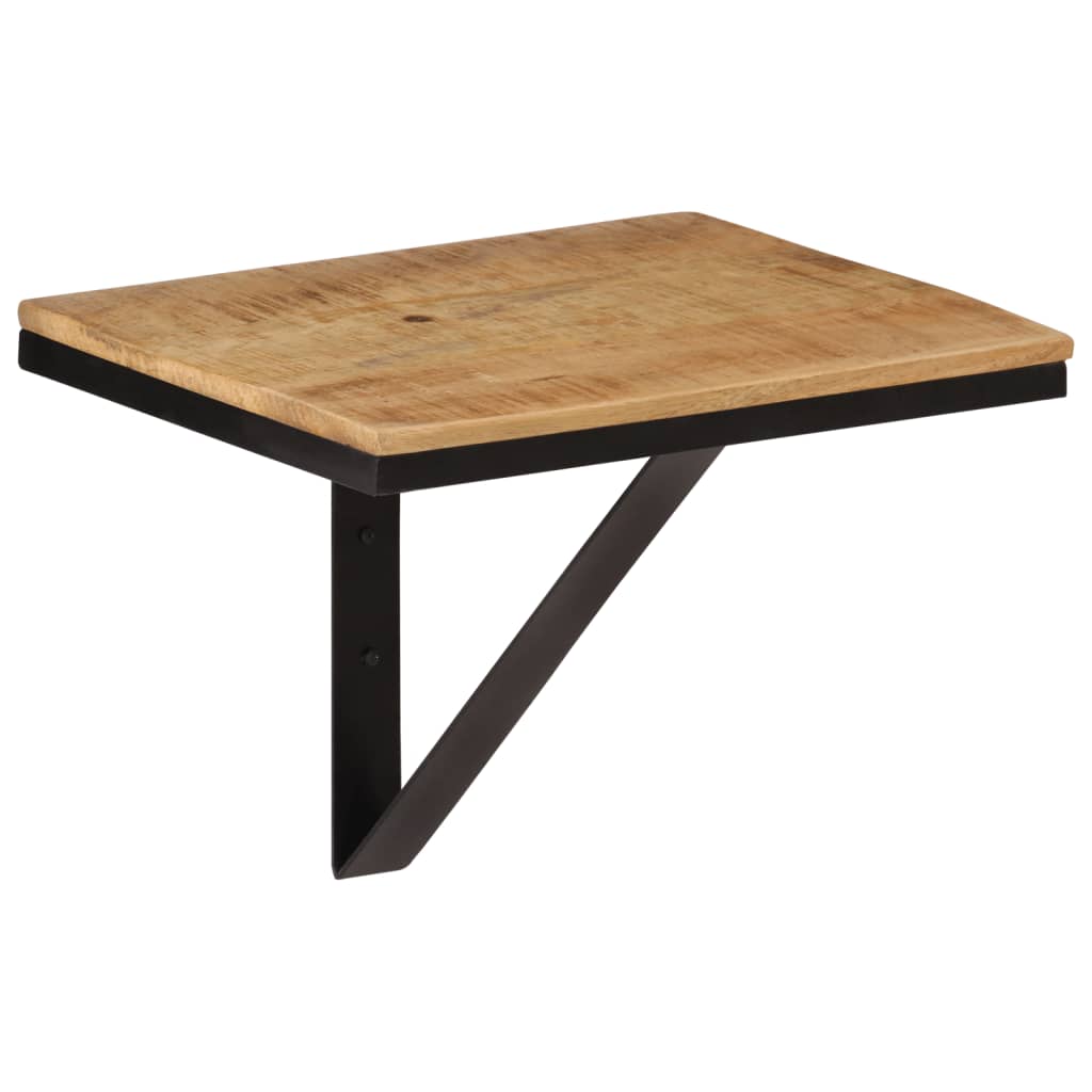 vidaXL Wandregal 40x30x32 cm Massivholz Mango und Eisen